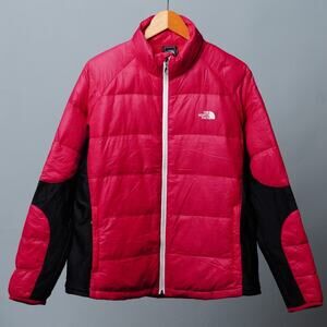 The North Face Goose Down Pink Puffer Jacket Women's Size XL